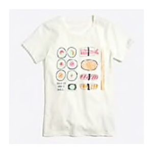 J. Crew Collector Sushi Tee